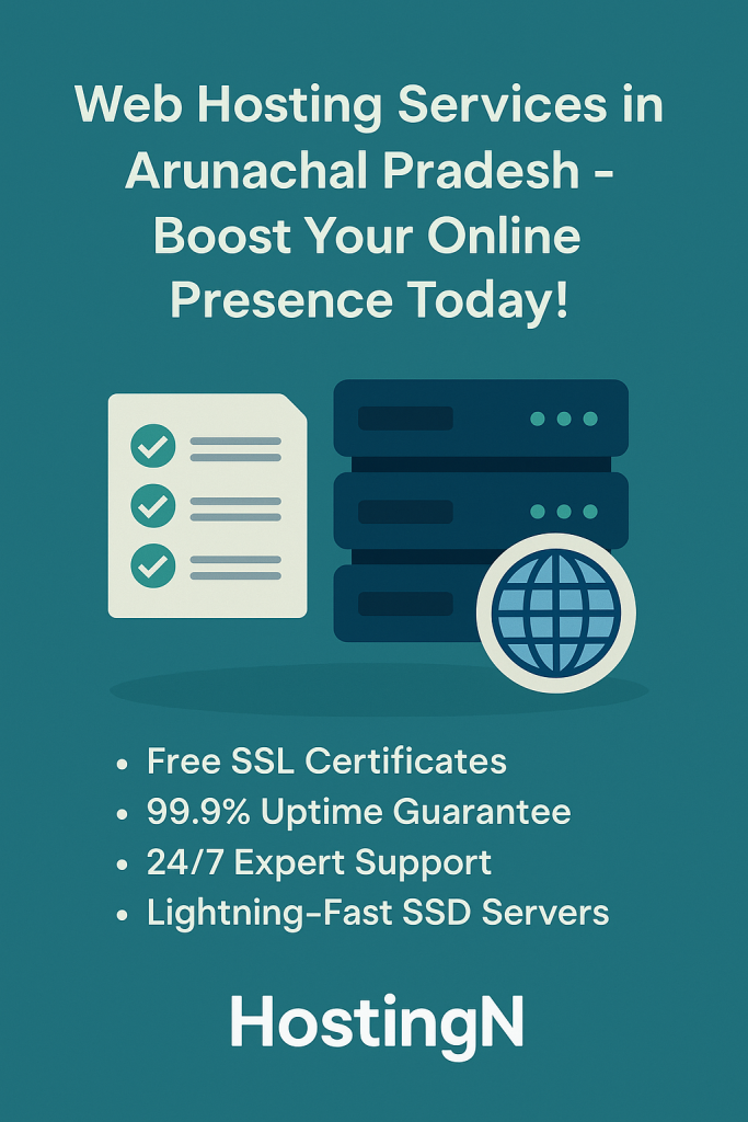 Web Hosting Services in Arunachal Pradesh