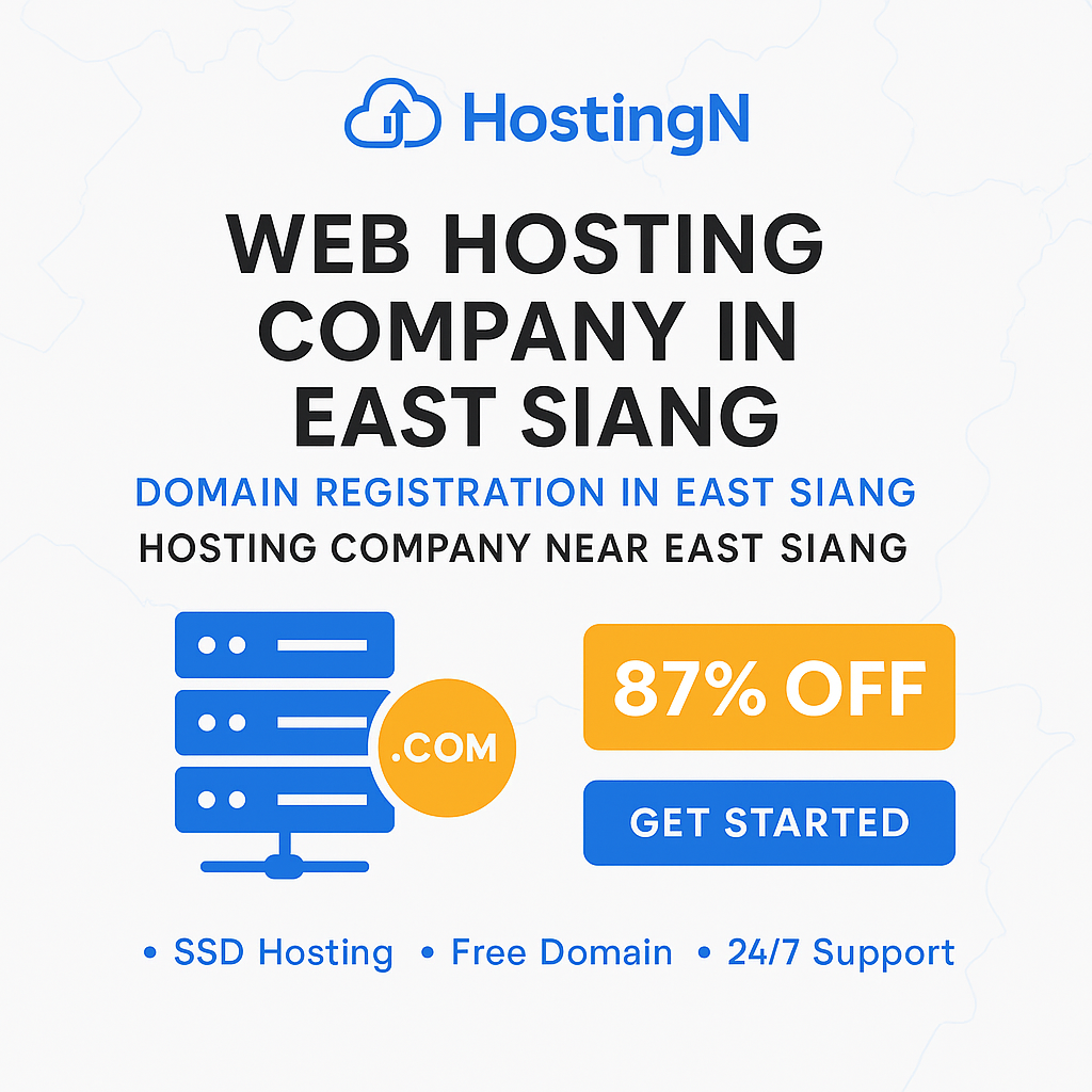 Web Hosting Company in East Siang