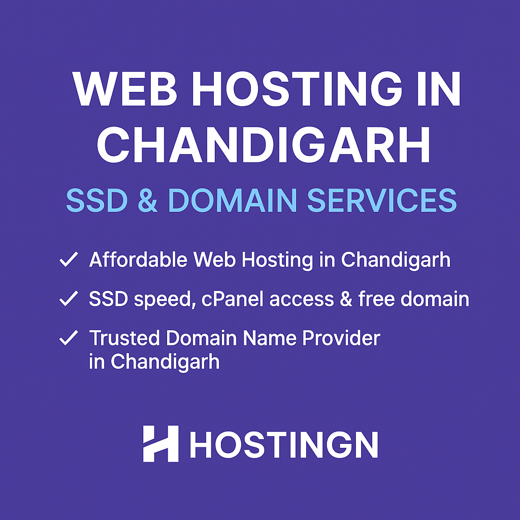 Web Hosting in Chandigarh