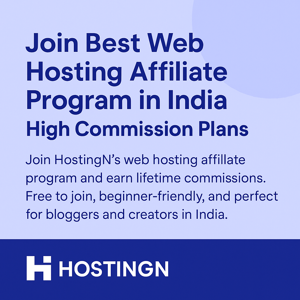 best web hosting affiliate program in India